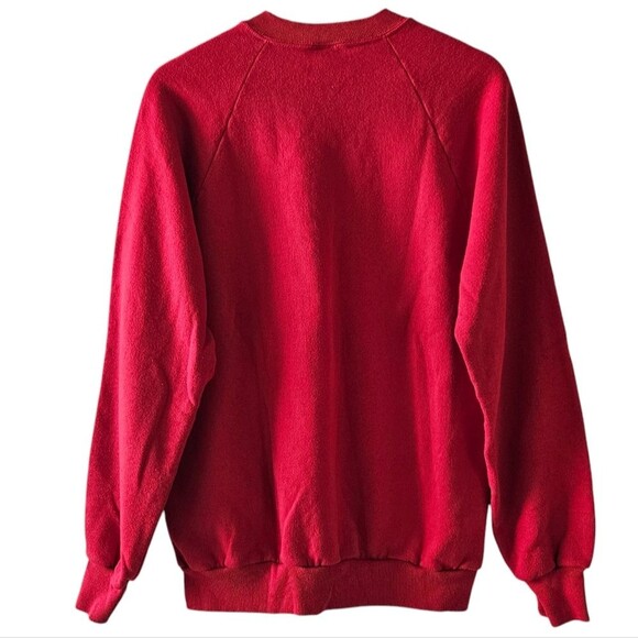 Jerzees Vintage Joy To The World Carolers Glitter Grandma Christmas Sweater - Picture 2 of 4